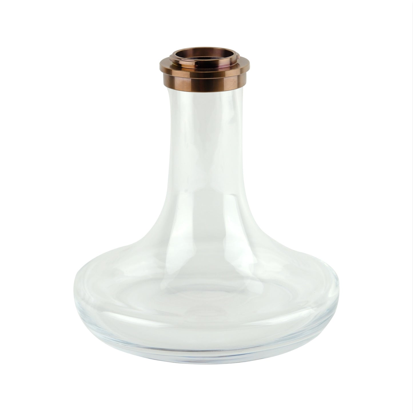 Oduman Infinity Hookah Bronze Body Clear Glass