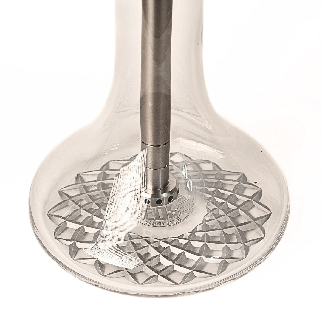 Mr.Eds E24 Big Boss Pro X Hookah Set - Stainless Steel Elegance
