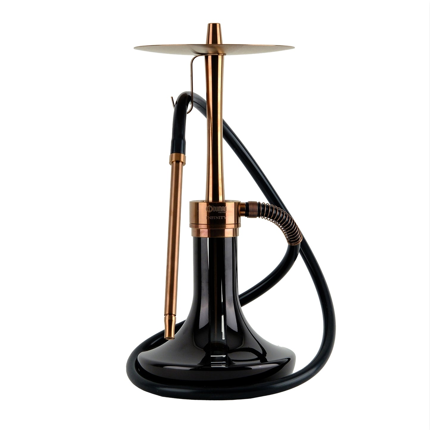 Oduman Infinity Hookah Bronze Body Black Glass