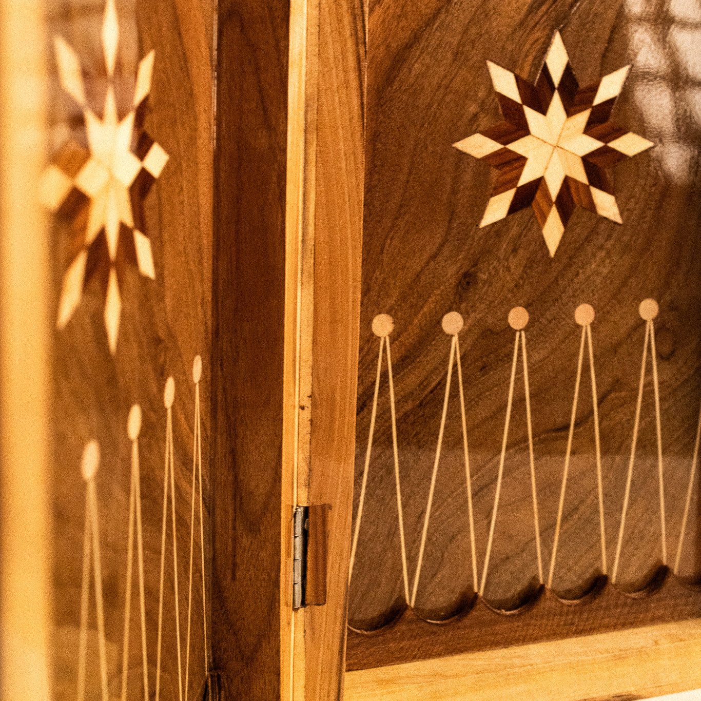 Handcrafted Walnut Wood Backgammon Board