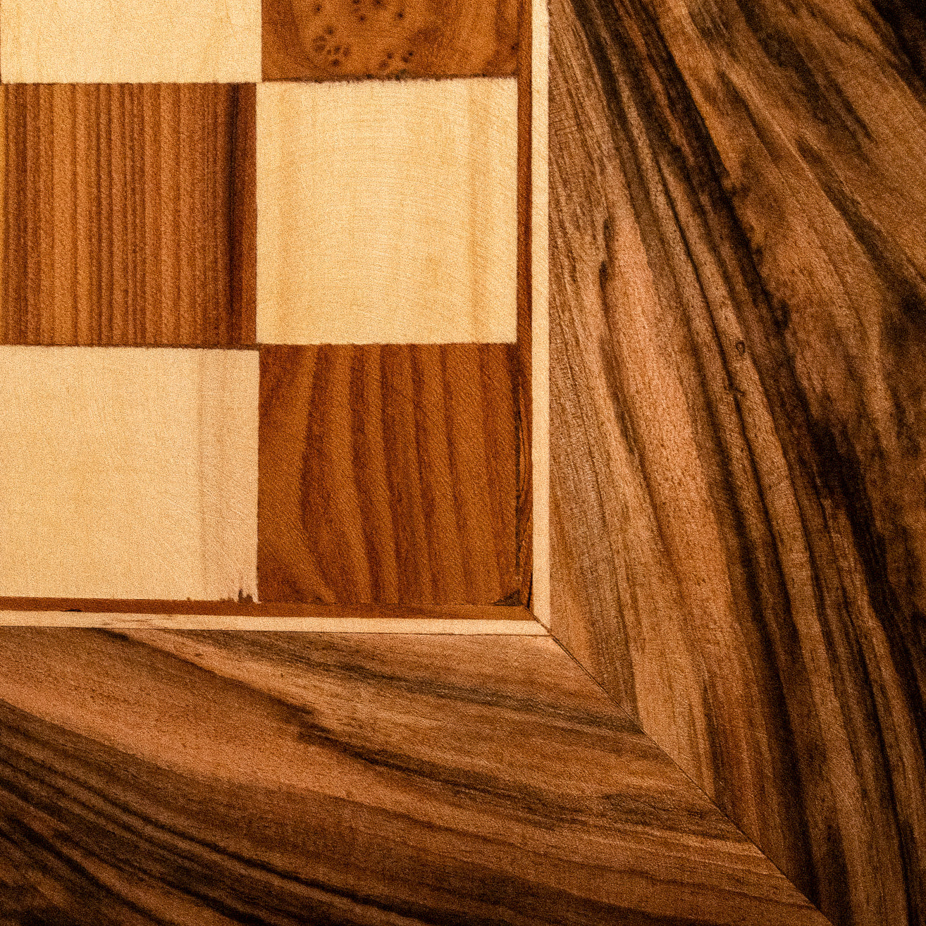 Handcrafted Walnut Wood Backgammon Board