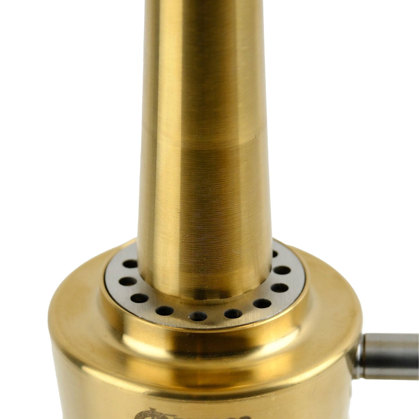 Oduman Cosmo Hookah Gold Body Black Glass