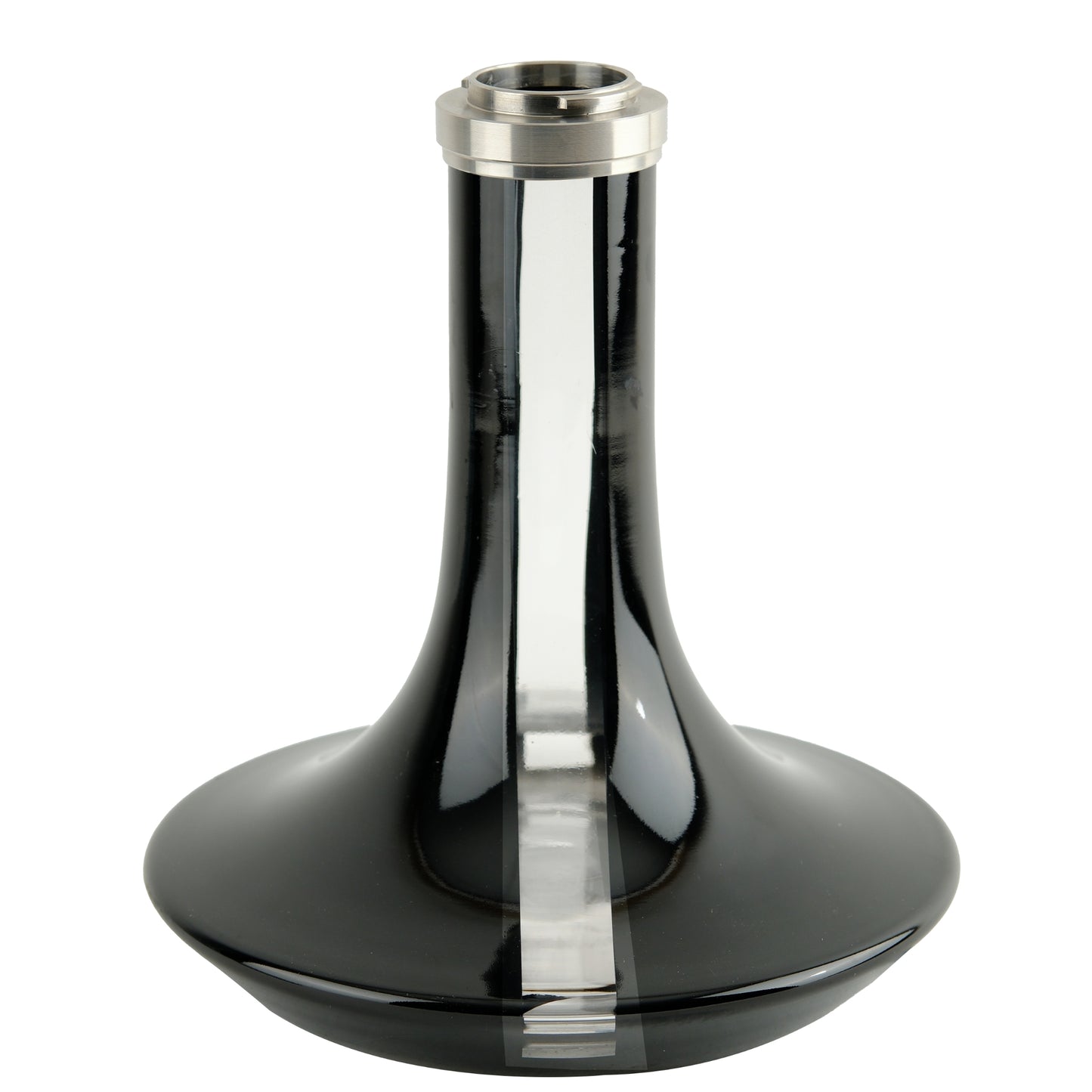 Oduman Cosmo Hookah Silver Body Black Glass