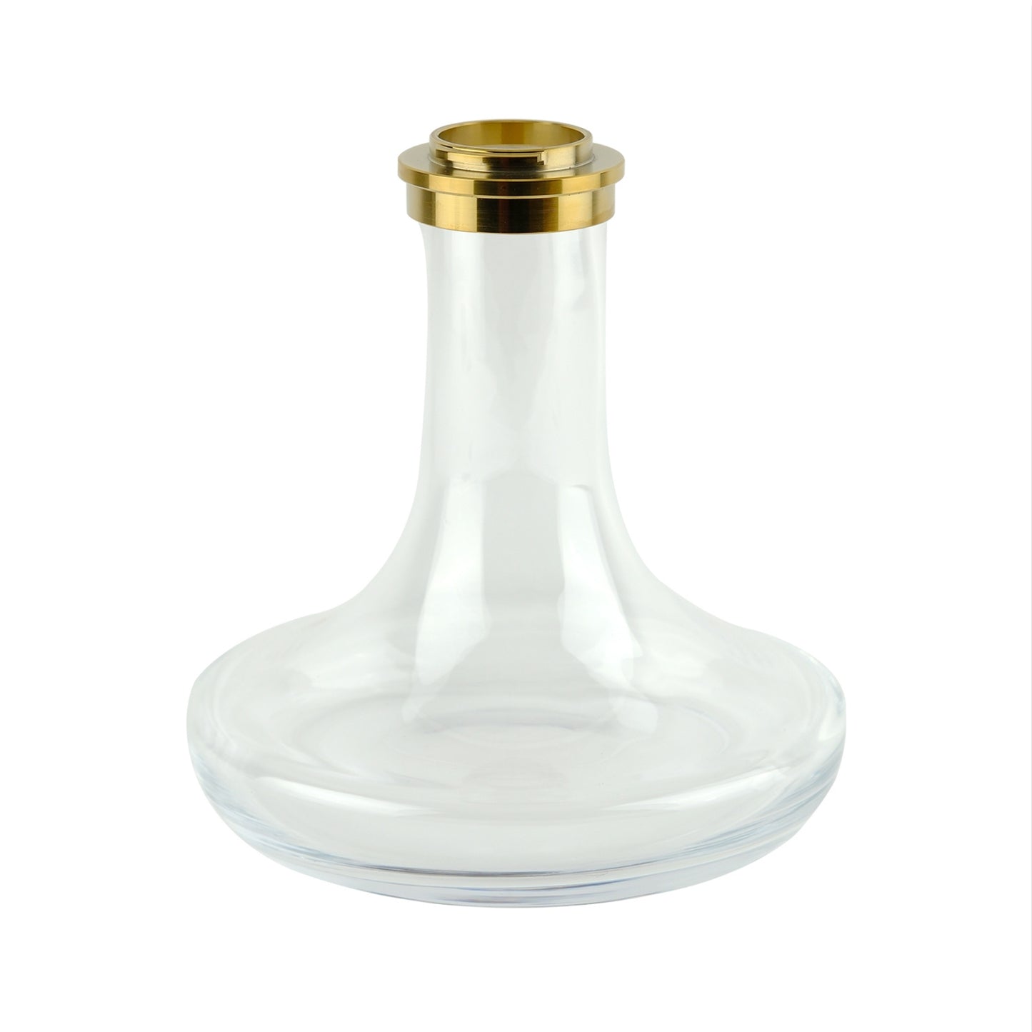 Oduman Infinity Hookah Gold Body Clear Glass
