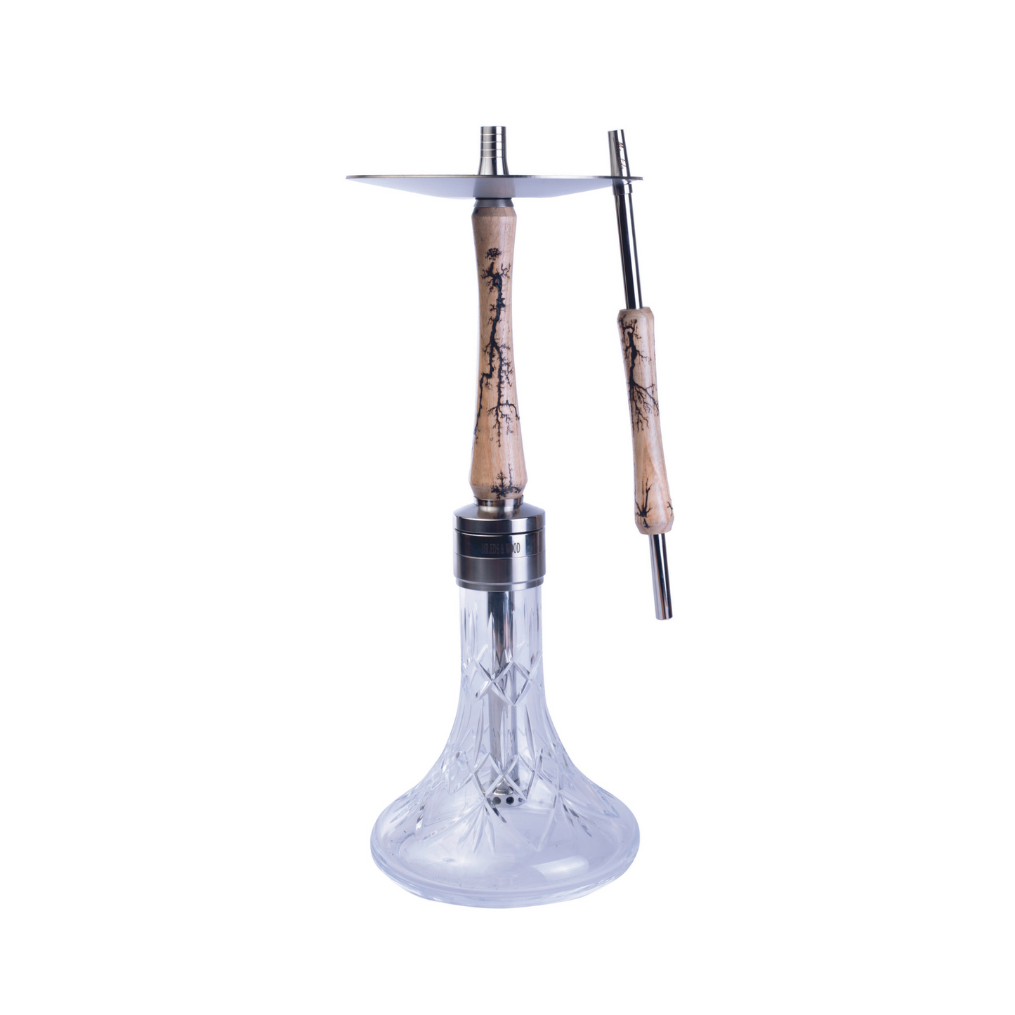 Mr.Eds E32 Wood Hookah - Steel