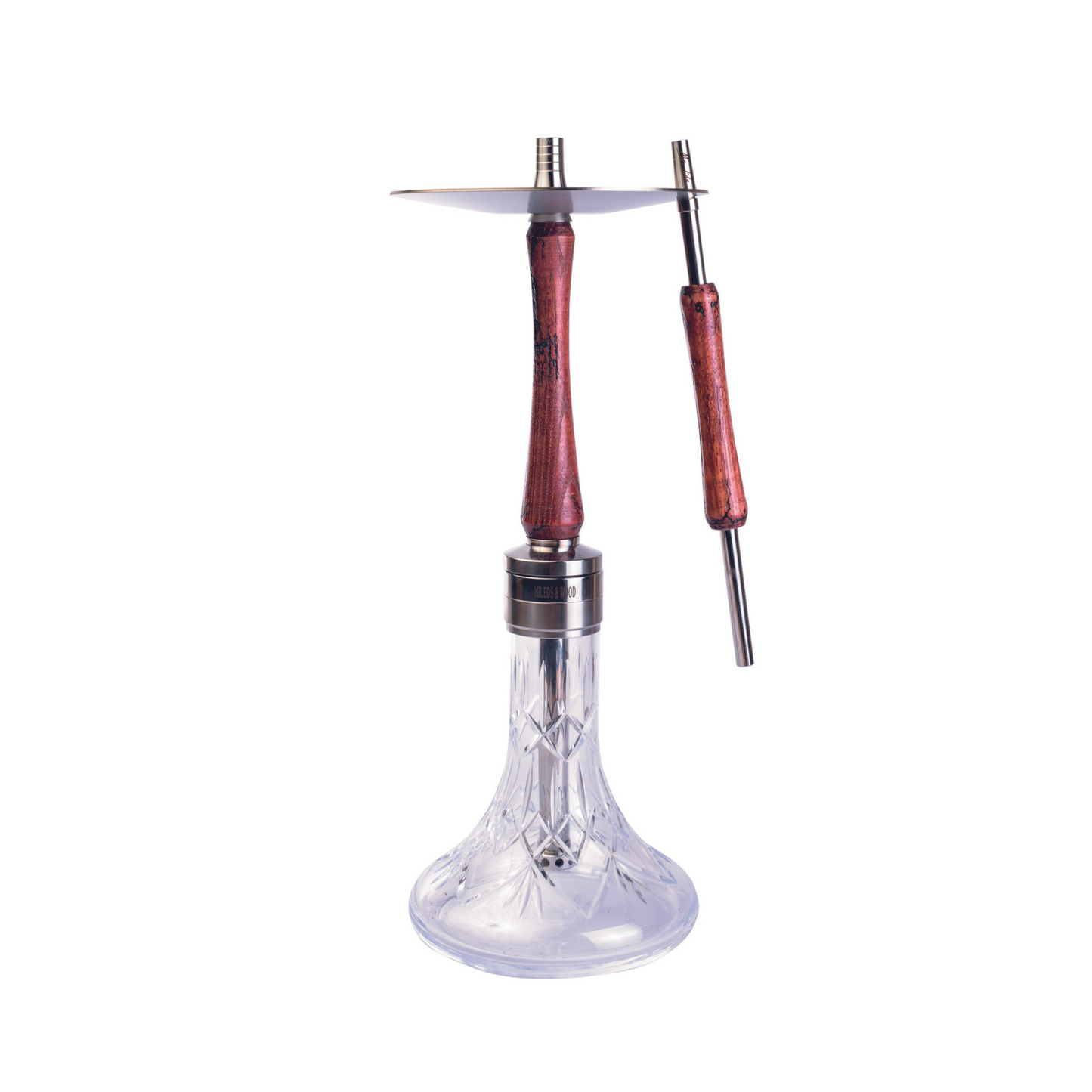 Mr.Eds E32 Wood Hookah - Steel