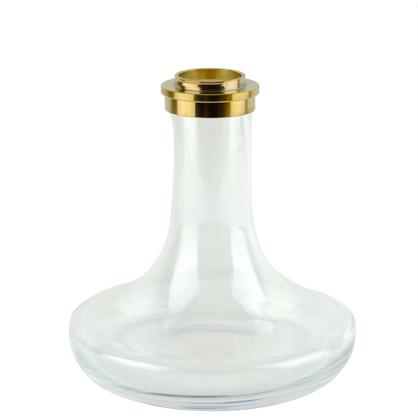 Oduman Infinity Hookah Gold Body Clear Glass