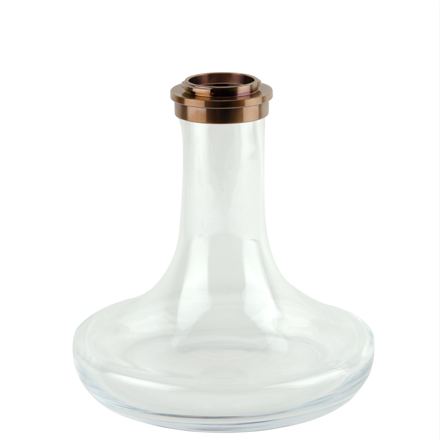 Oduman Infinity Hookah Bronze Body Clear Glass