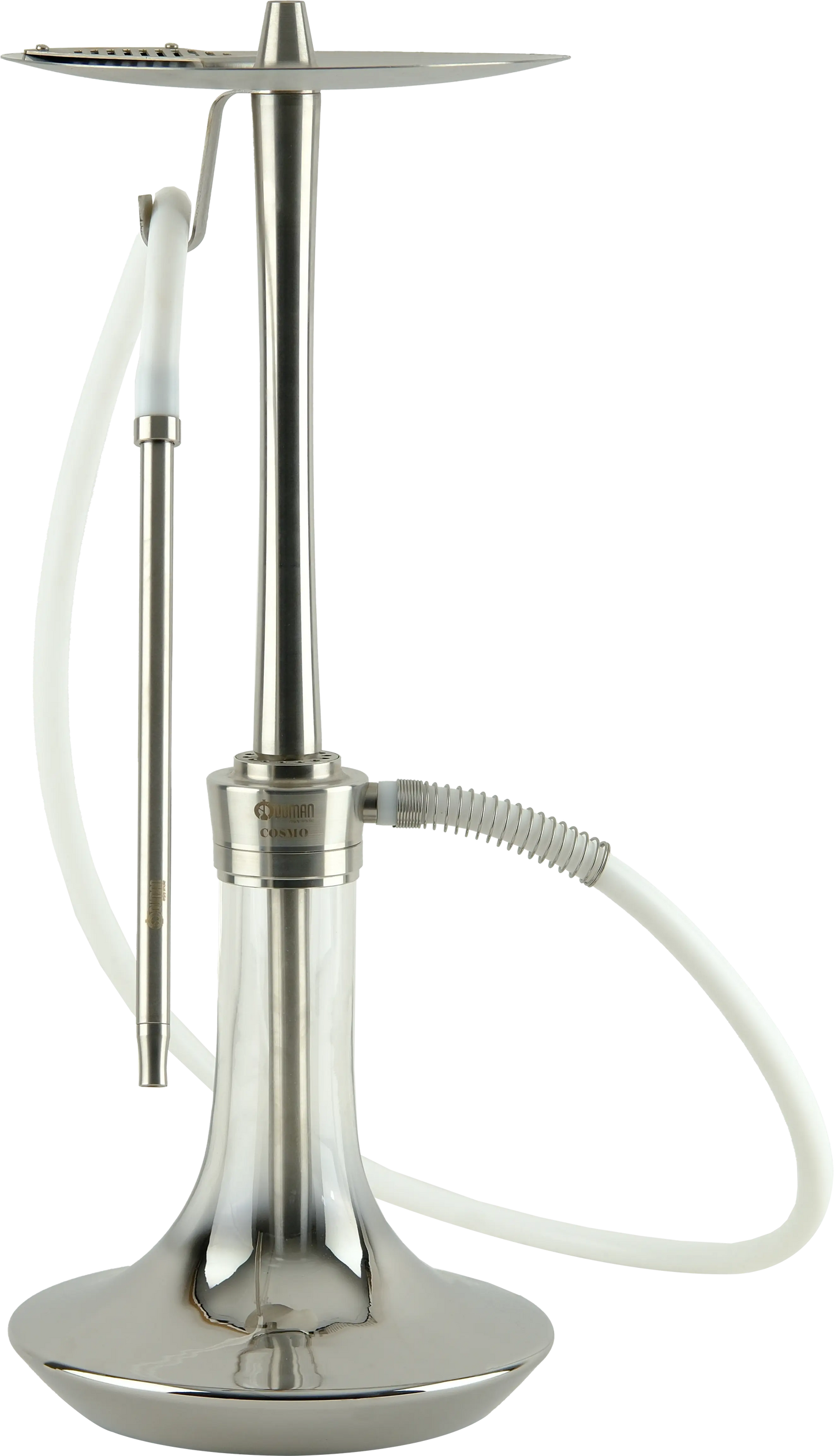 Oduman Cosmo Hookah Silver Body Silver Glass