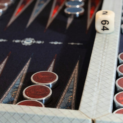 Backgammon Olympia Pro - Netted Gray