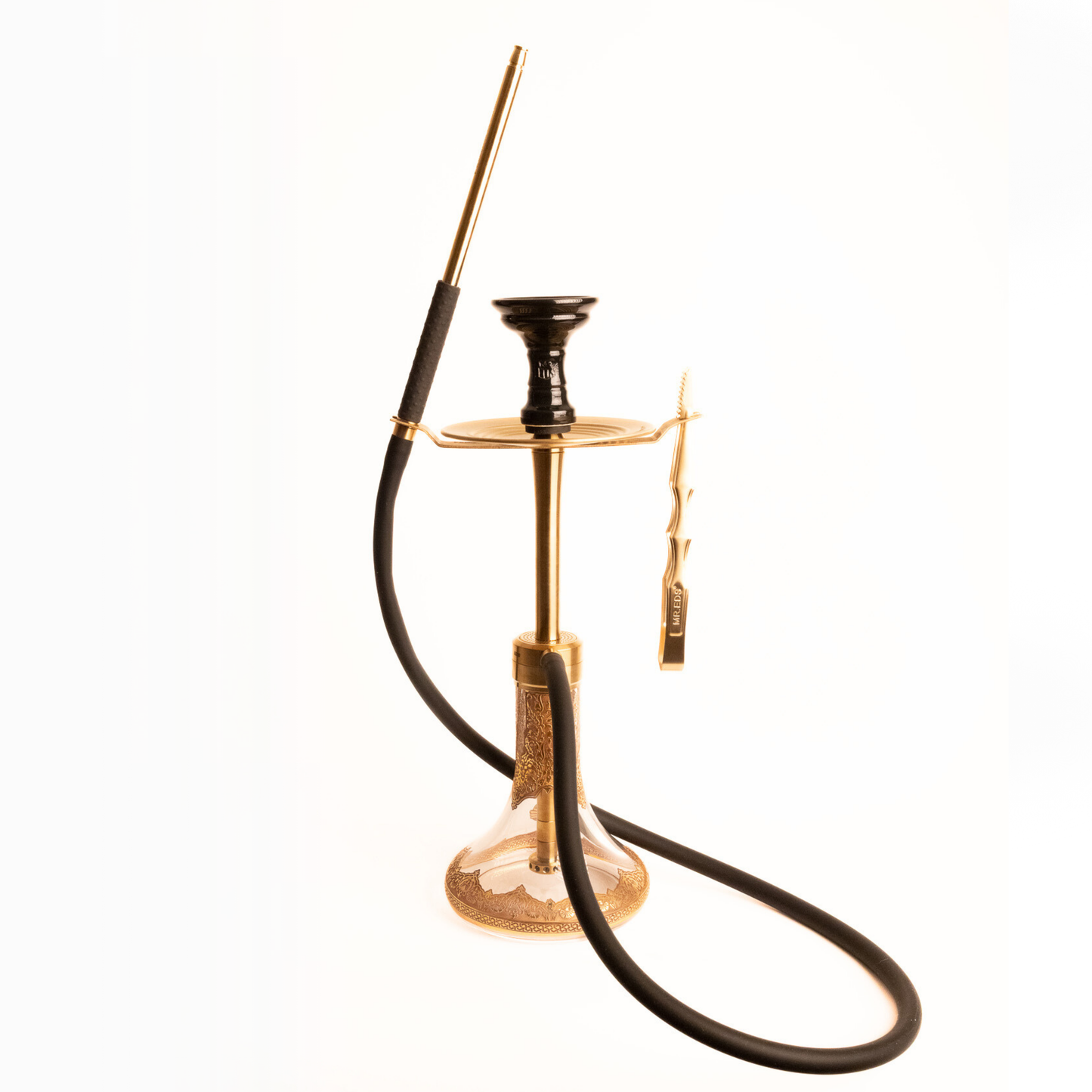 Mr.Eds E24 Big Boss Pro X4 Collection Gold - Ultimate Stainless Steel Hookah Set