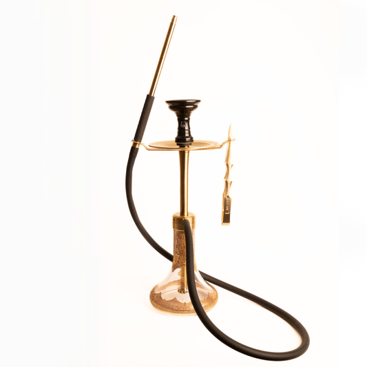 Mr.Eds E24 Big Boss Pro X4 Collection Gold - Ultimate Stainless Steel Hookah Set