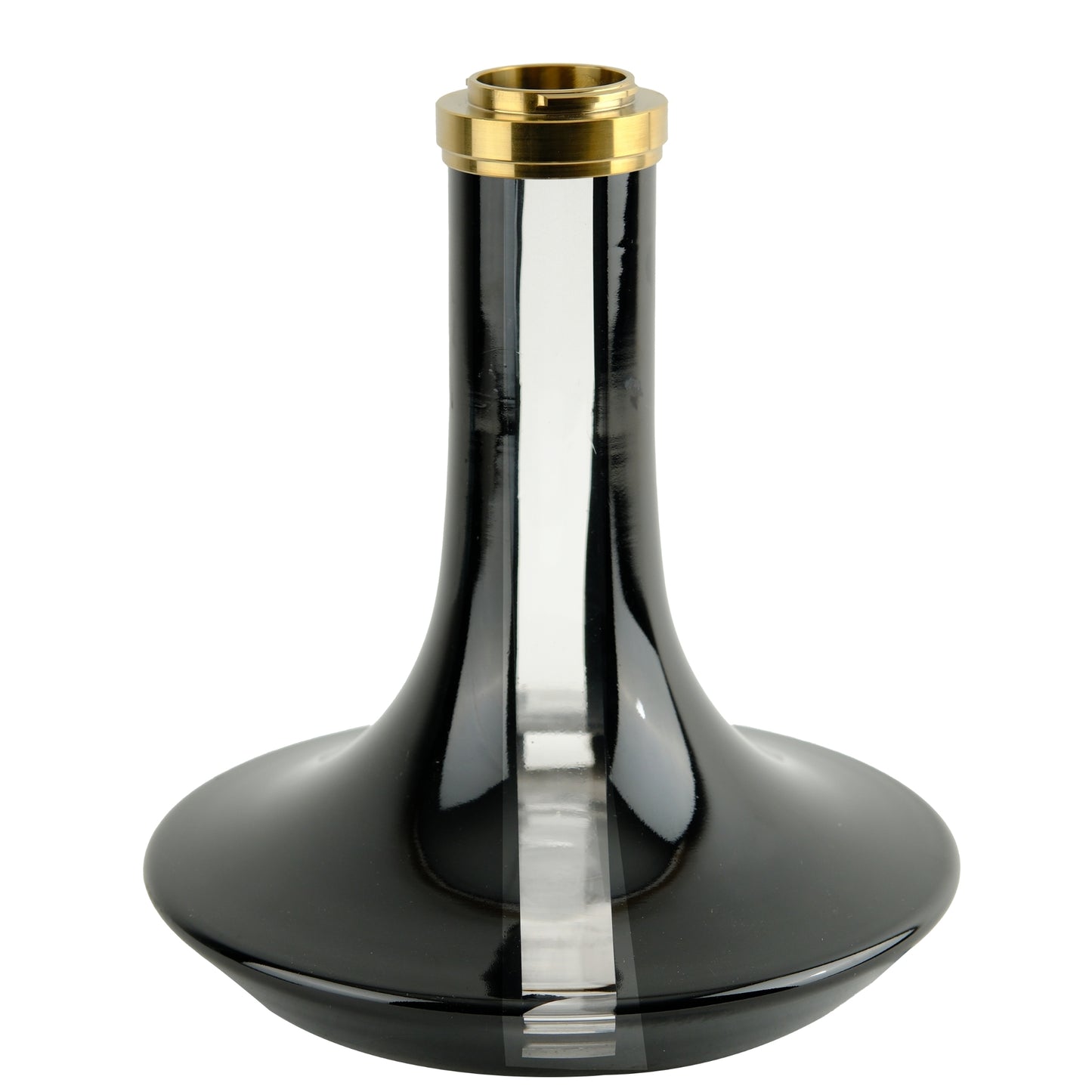 Oduman Cosmo Hookah Gold Body Black Glass