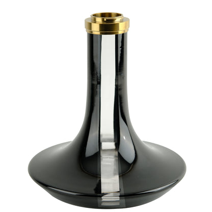Oduman Cosmo Hookah Gold Body Black Glass