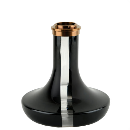 Oduman Infinity Hookah Bronze Body Black Glass