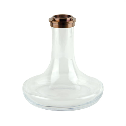 Oduman Infinity Hookah Bronze Body Clear Glass