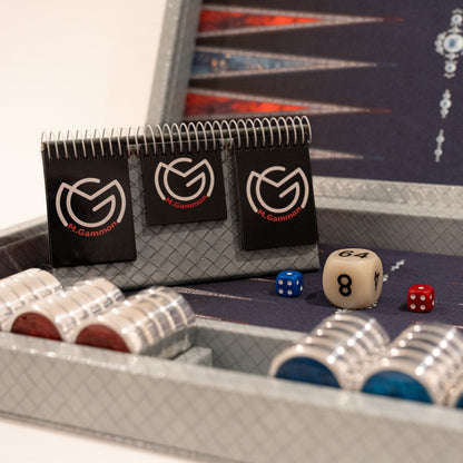 Backgammon Olympia Pro - Netted Gray