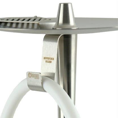 Oduman Cosmo Hookah Silver Body Silver Glass
