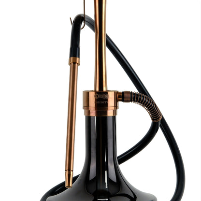 Oduman Infinity Hookah Bronze Body Black Glass
