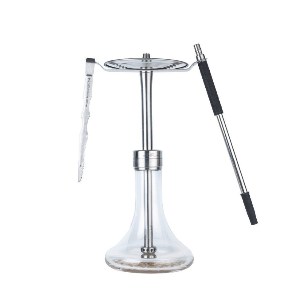 Mr.Eds E24 Big Boss Pro X4 Steel - Ultimate Stainless Steel Hookah Set