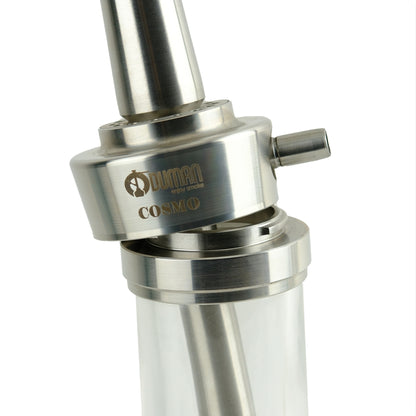 Oduman Cosmo Hookah Silver Body Silver Glass