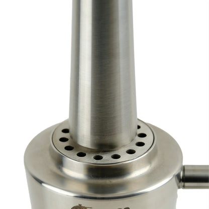 Oduman Cosmo Hookah Silver Body Silver Glass