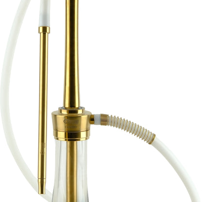 Oduman Cosmo Hookah Gold Body Gold Glass