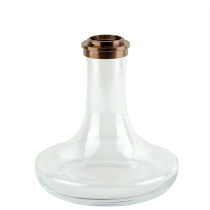 Oduman Infinity Hookah Bronze Body Clear Glass