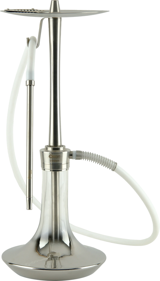 Oduman Cosmo Hookah Silver Body Silver Glass