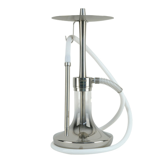 Oduman Infinity Hookah Silver Body Silver Glass