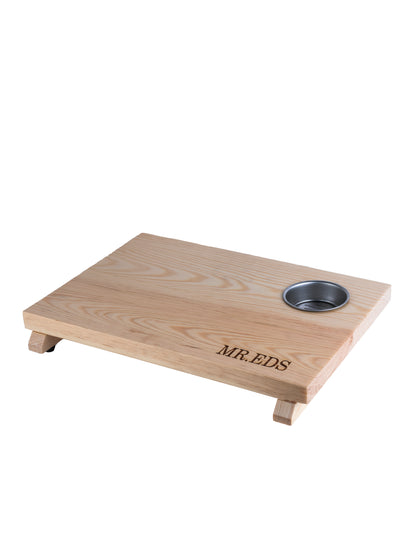 Mr.Eds Wooden Hookah Prep Board - Durable & Stylish